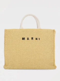 Borsa Marni in rafia intrecciata