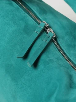 Borsa Maxi Cush by Far in camoscio