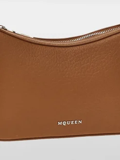 Borsa McQueen in pelle a grana