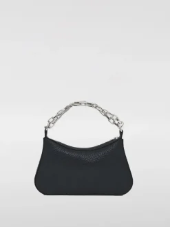 Borsa McQueen in pelle a grana