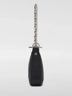 Borsa McQueen in pelle a grana