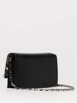 Borsa McQueen in pelle a grana