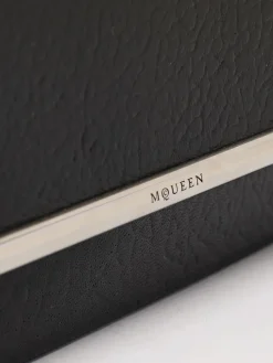 Borsa McQueen in pelle a grana