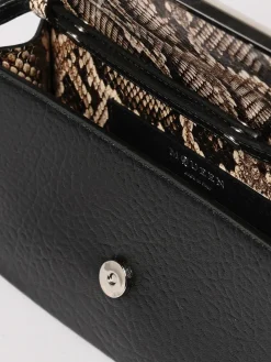 Borsa McQueen in pelle a grana