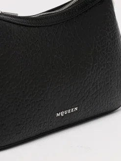 Borsa McQueen in pelle a grana