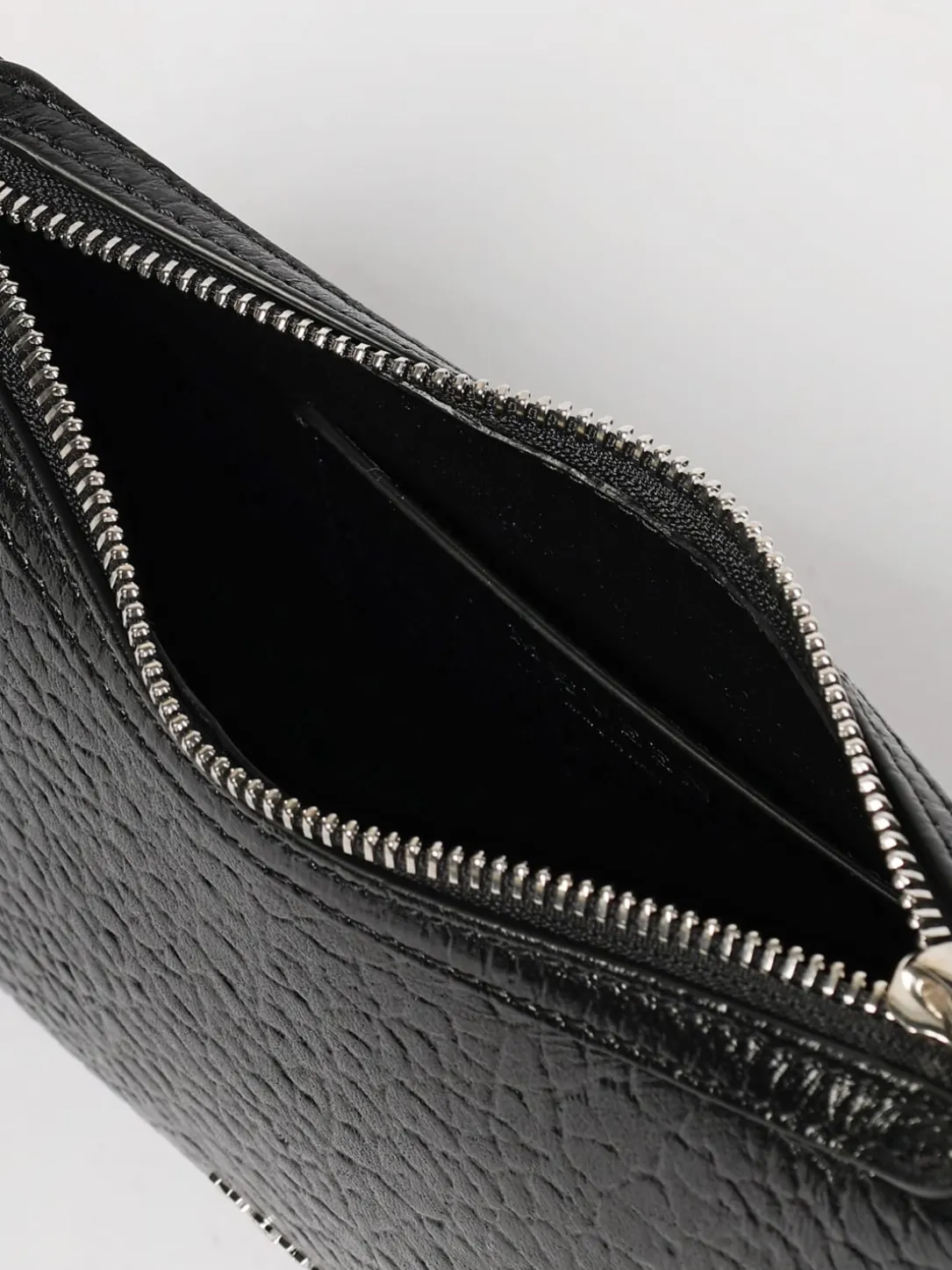 Borsa McQueen in pelle a grana