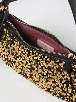 Borsa Merveille Coccinelle in pelle e paillettes