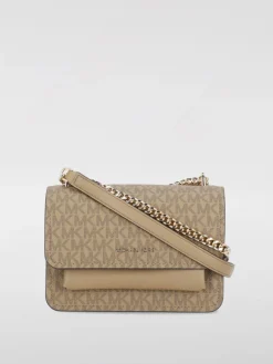 Borsa Michael Kors in cotone spalmato con monogram MK all over