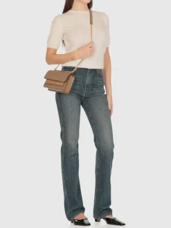 Borsa Michael Kors in cotone spalmato con monogram MK all over