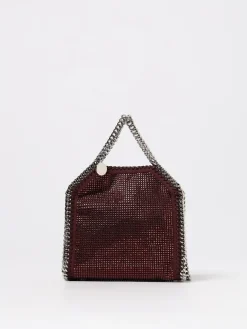 Borsa Micro Falabella Stella McCartney in camoscio sintetico con strass