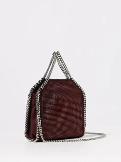 Borsa Micro Falabella Stella McCartney in camoscio sintetico con strass