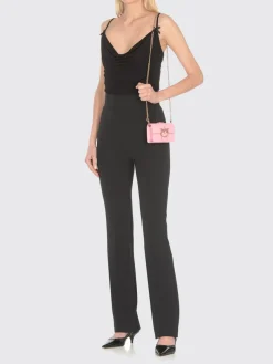 Borsa Micro Love Bag One Simply Pinko in pelle