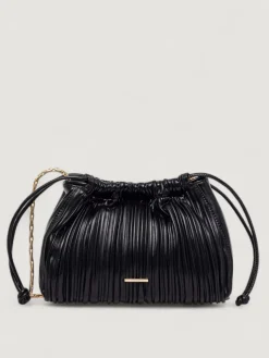 Borsa mini a secchiello Drawstring Plisse Calvin Klein