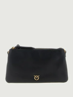 Borsa Mini Double Bag Pinko in pelle
