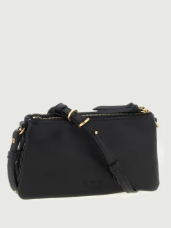 Borsa Mini Double Bag Pinko in pelle