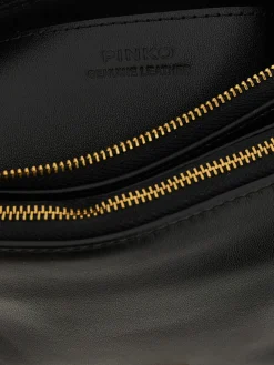 Borsa Mini Double Bag Pinko in pelle