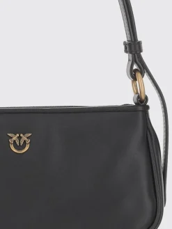 Borsa Mini Half Moon Baguette Pinko in pelle