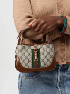 Borsa mini Jackie 1961 Gucci in tessuto GG Supreme e pelle