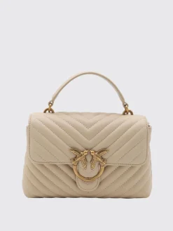 Borsa Mini Lady Love Bag Puff Pinko in nappa matelassè chevron