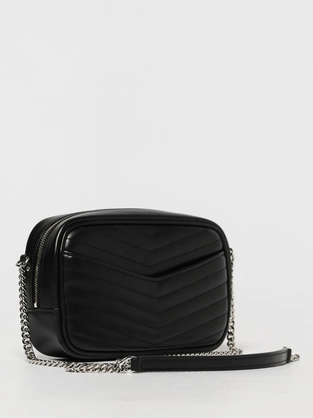 Borsa Mini Lou Saint Laurent in nappa trapuntata chevron