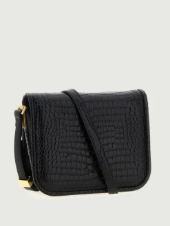 Borsa Mini Love Bag Box Simply Pinko in pelle stampa cocco