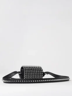 Borsa Mini Ricco Alexander Wang in pelle a grana con borchie all over
