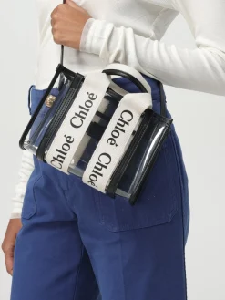 Borsa Mini Woody Chloè in pvc e pelle