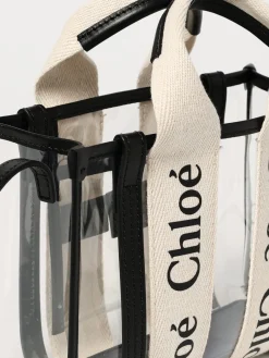 Borsa Mini Woody Chloè in pvc e pelle