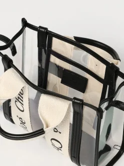 Borsa Mini Woody Chloè in pvc e pelle