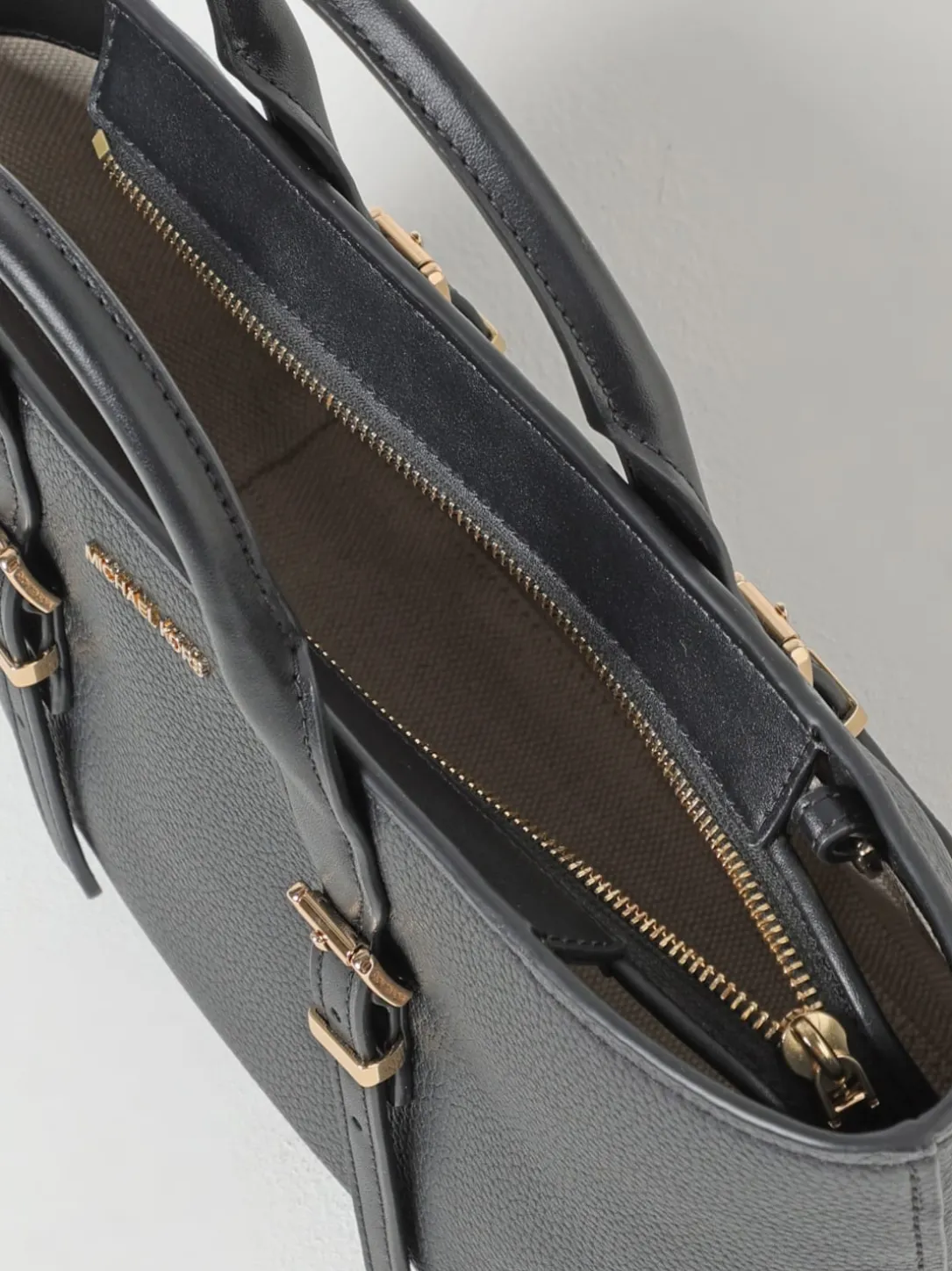 Borsa Moore Michael Kors in pelle a grana