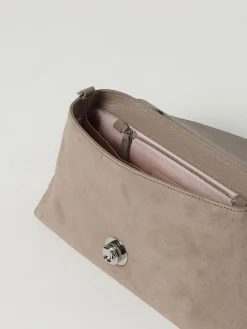 Borsa Nikla Large Coccinelle in camoscio