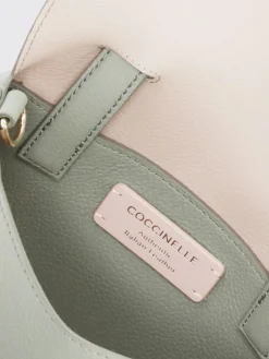 Borsa Nikla Small Coccinelle in pelle a grana