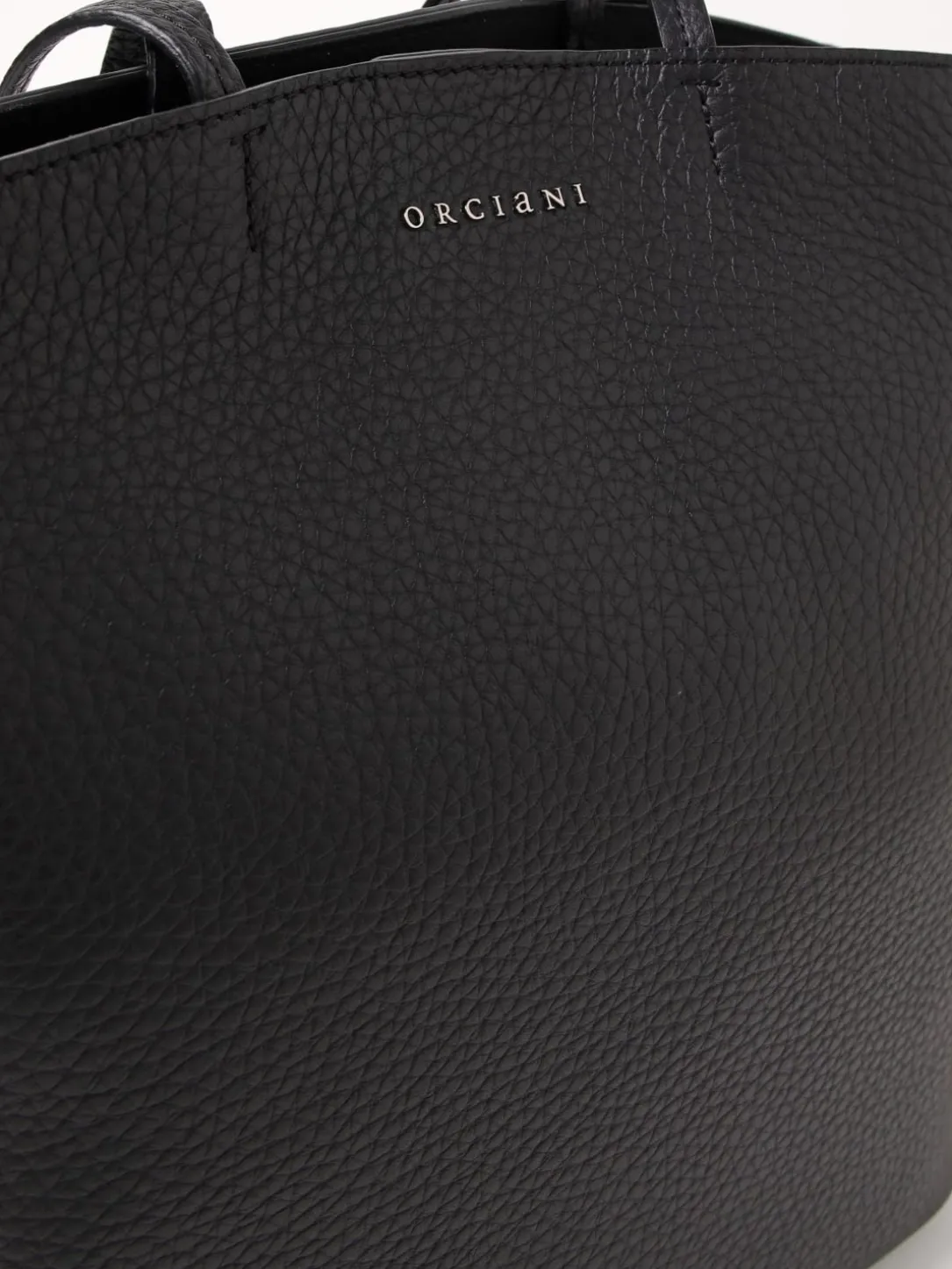 Borsa Orciani in pelle martellata