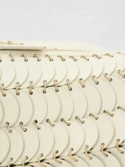 Borsa Paco Rabanne in pelle con anelli metallici