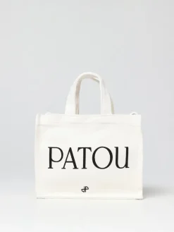 Borsa Patou in canvas con logo