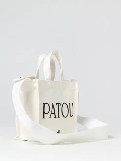 Borsa Patou in canvas con logo