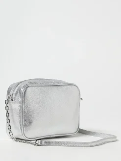 Borsa Patrizia Pepe in pelle a grana laminata