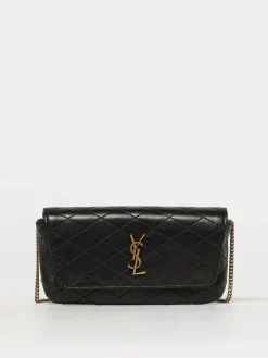 Borsa per smartphone Gaby Saint Laurent in nappa trapuntata