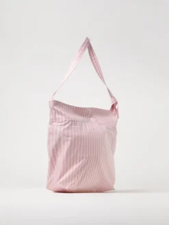 Borsa Philosophy Di Lorenzo Serafini in nylon con stampa a righe