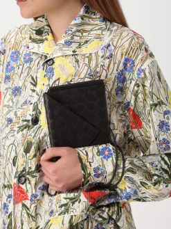 Borsa Phone Case Solstice Bottega Veneta in pelle intrecciata