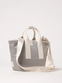 Borsa Piuma Furla in nylon e pelle a grana