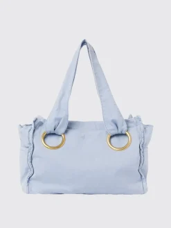 Borsa Plage Chloé in canvas di cotone washed