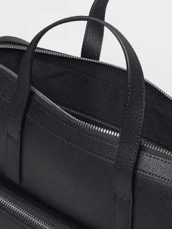 Borsa porta pc Karl Lagerfeld in pelle a grana