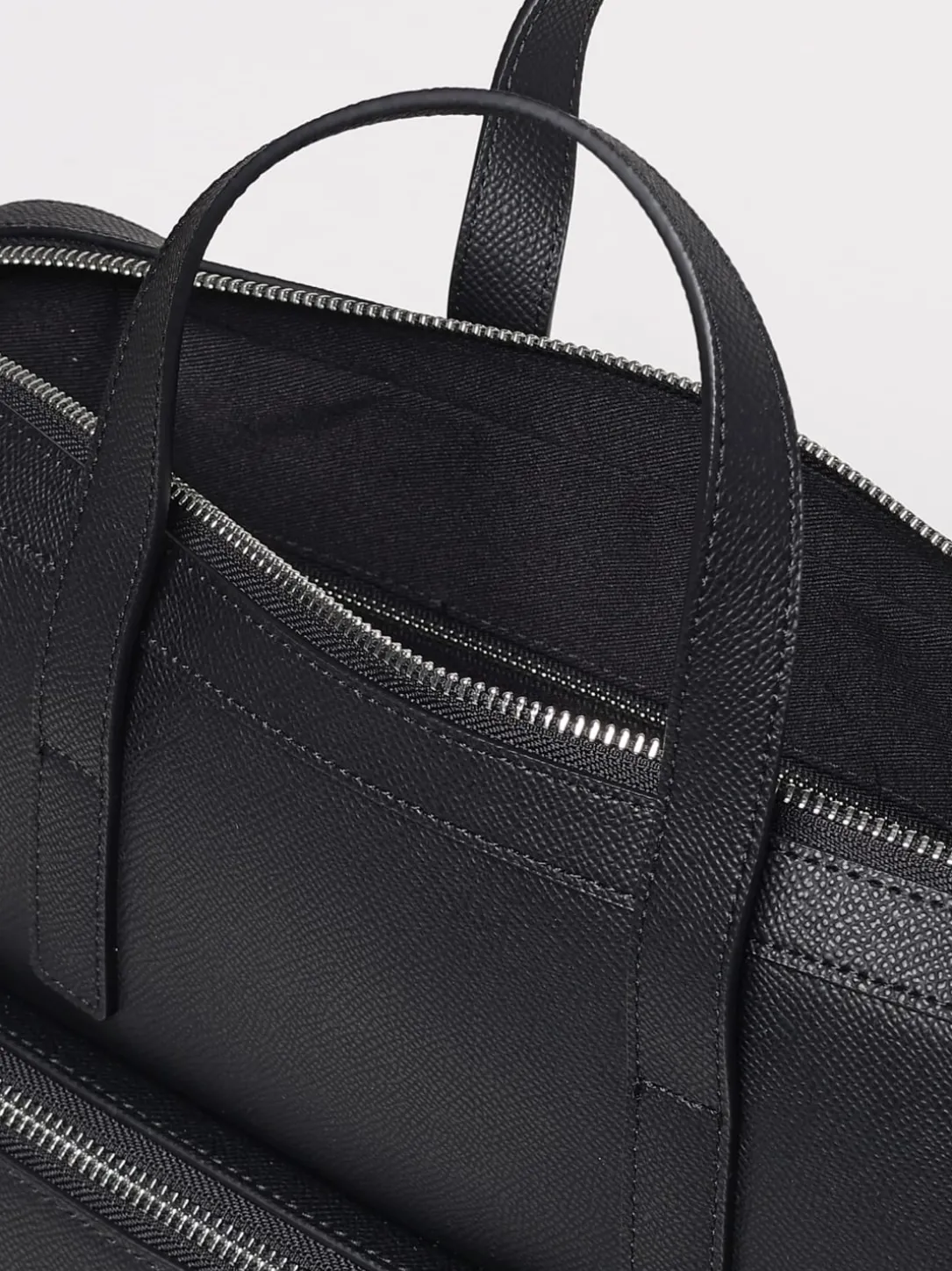 Borsa porta pc Karl Lagerfeld in pelle a grana
