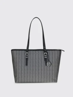 Borsa Quinn Michael Kors in tessuto con monogram MK jacquard