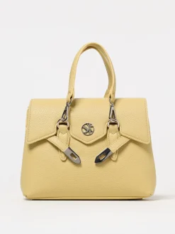 Borsa Quiny Secret Pon-Pon in pelle sintetica