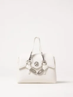 Borsa Quiny Secret Pon-Pon in pelle sintetica