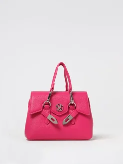 Borsa Quiny Secret Pon-Pon in pelle sintetica