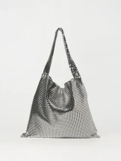 Borsa Rabanne in alluminio con lavorazione pixelata