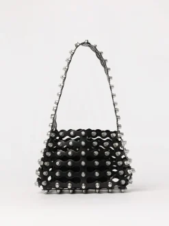 Borsa Rex Alexander Wang in pelle traforata con borchie all over
